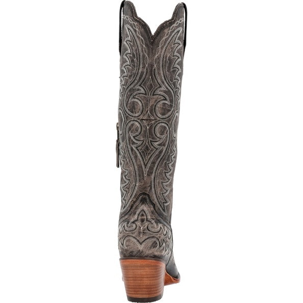 Durango black side zip western boot best sale