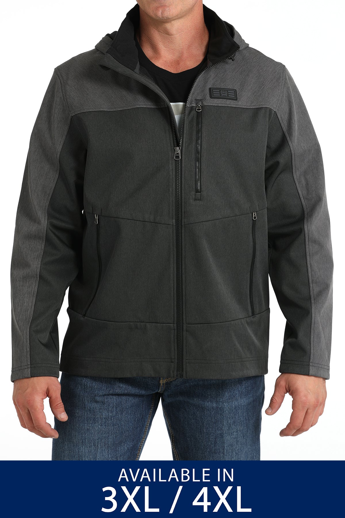 Men s Cinch Hooded Softshell Jacket MWJ159302X