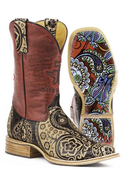 Women s Tin Haul Paisley Rocks Boot 14 021 0007 1205TA C