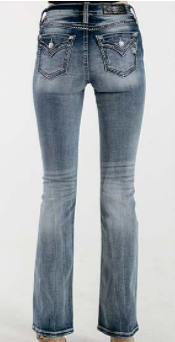 Miss Me Women's Mid-Rise Bootcut Jeans M5014B377