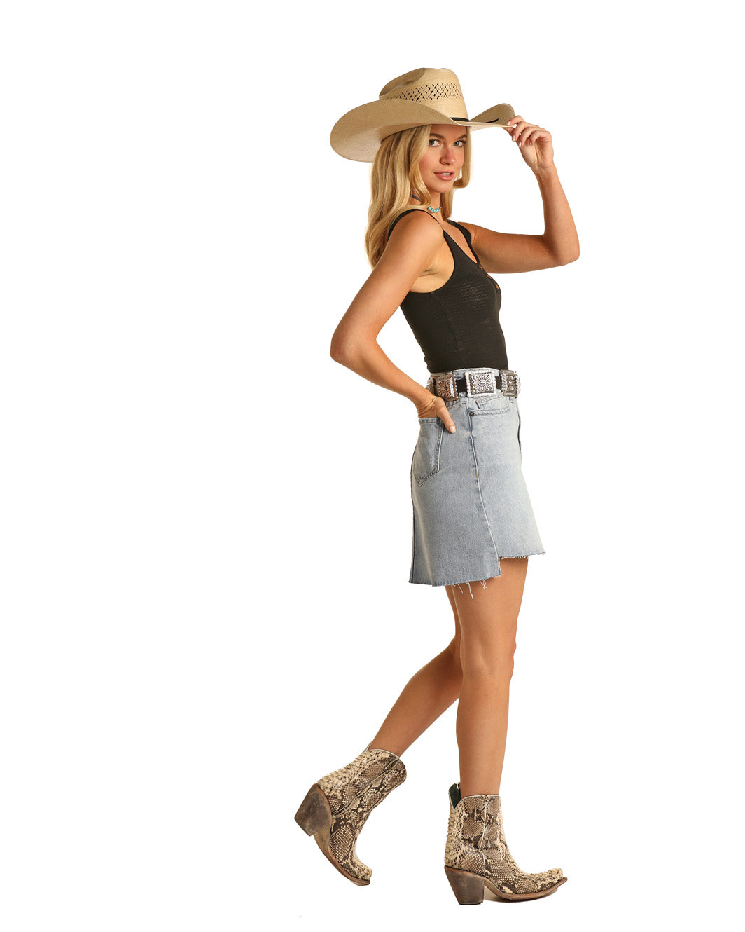 Country western 2024 denim skirts