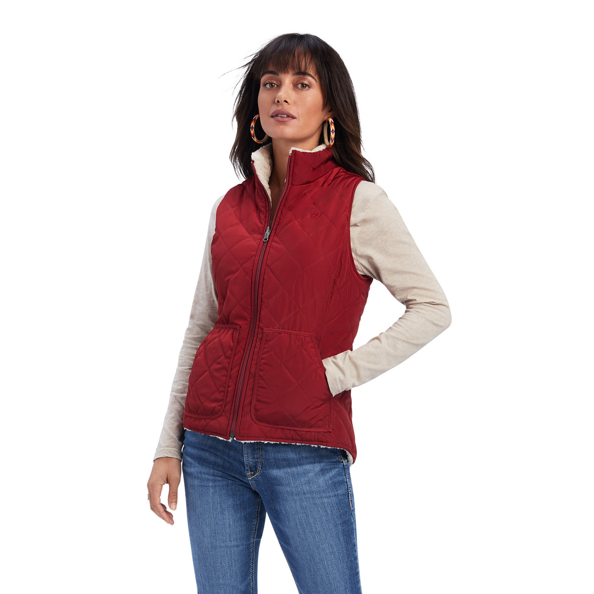 Women's Ariat Reversible Dilon Insulated Vest #10041586X-C