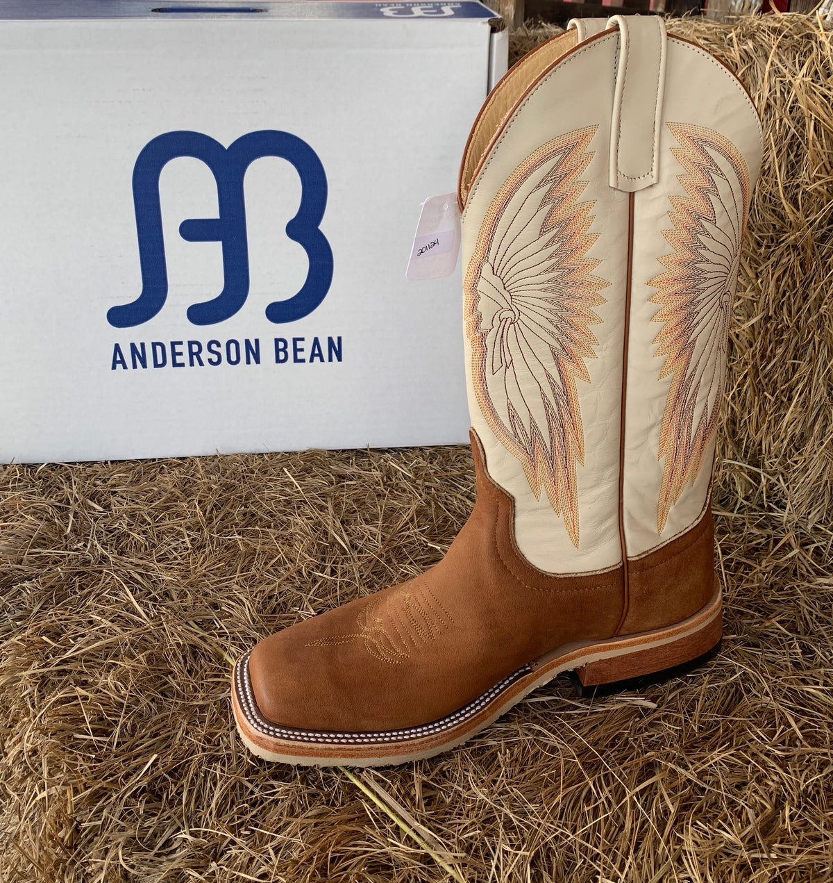 Anderson bean clearance boot size code