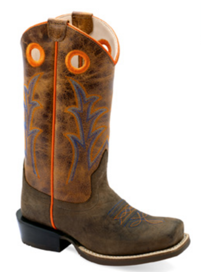Old West Youth Western Cowboy Boots - BSY1904