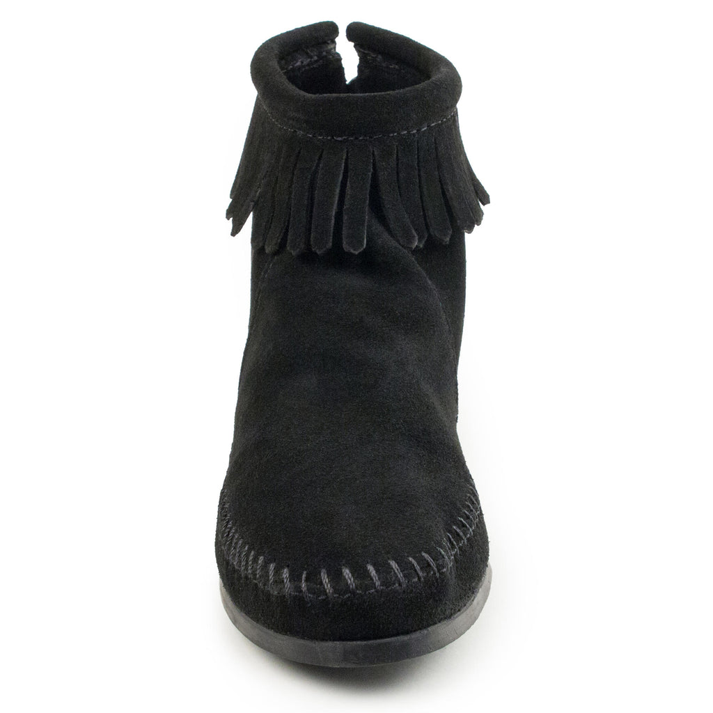 Women's Minnetonka Back Zip Hardsole Boot #289