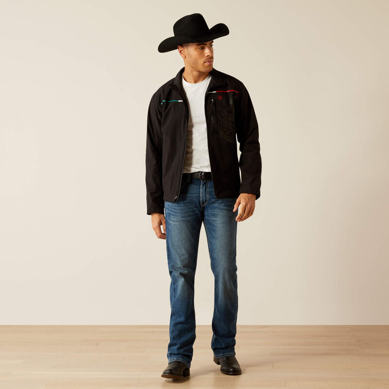 Men's Ariat Pioneer StretchShell Mexico Jacket #10054234X