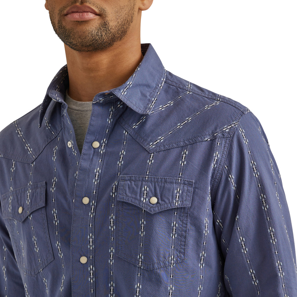 Wrangler Men's Retro Premium Long Sleeve Snap Shirt