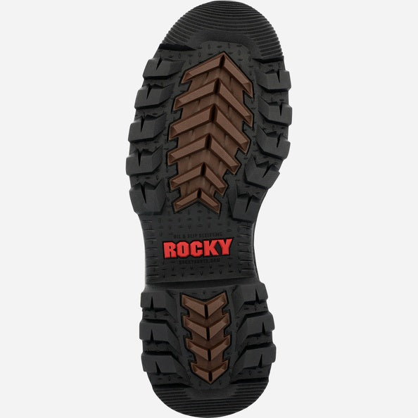 Men's Rocky Rams Horn Logger Insulated Waterproof Work Boot #RKK0478