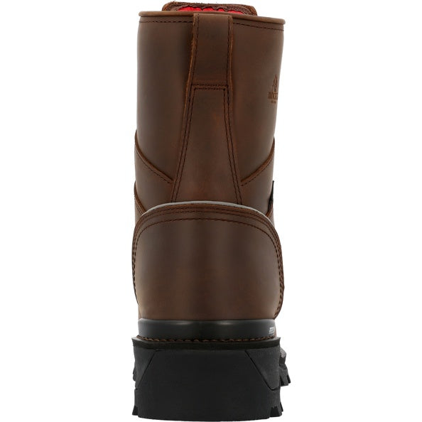 Men's Rocky Rams Horn Logger Insulated Waterproof Work Boot #RKK0478