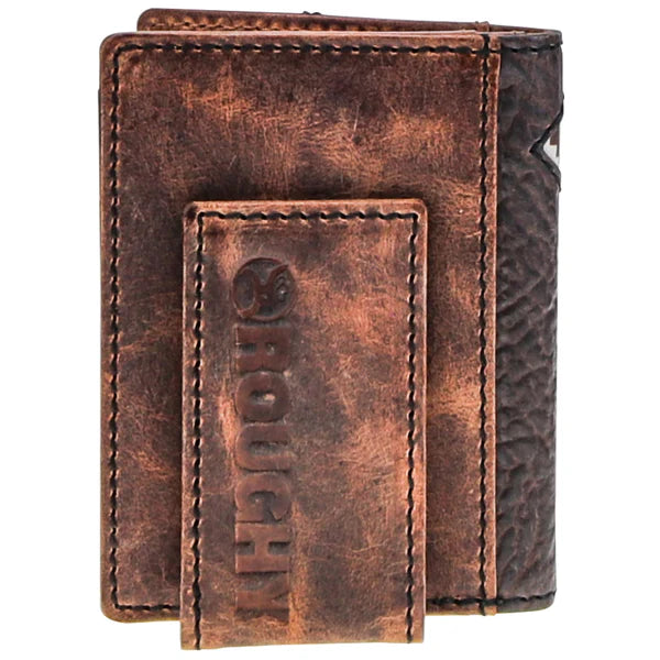 Men's Hooey Tahonta Bi-Fold Money Clip #RFW014-BRTN