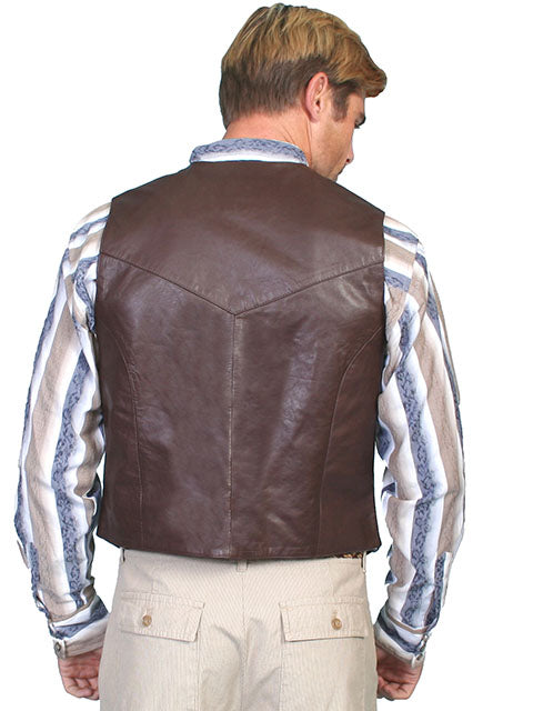 Men's Scully Leather Vest #507X