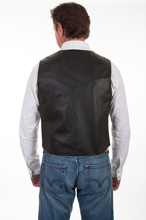 Men's Scully Leather Vest #507X