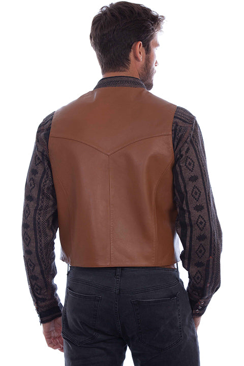 Men's Scully Leather Vest #507X