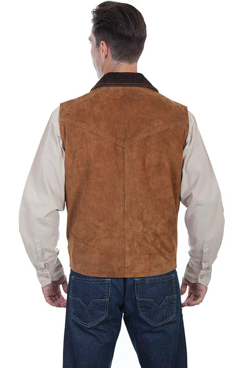 Men's Conceal Carry Leather Vest #621X-125