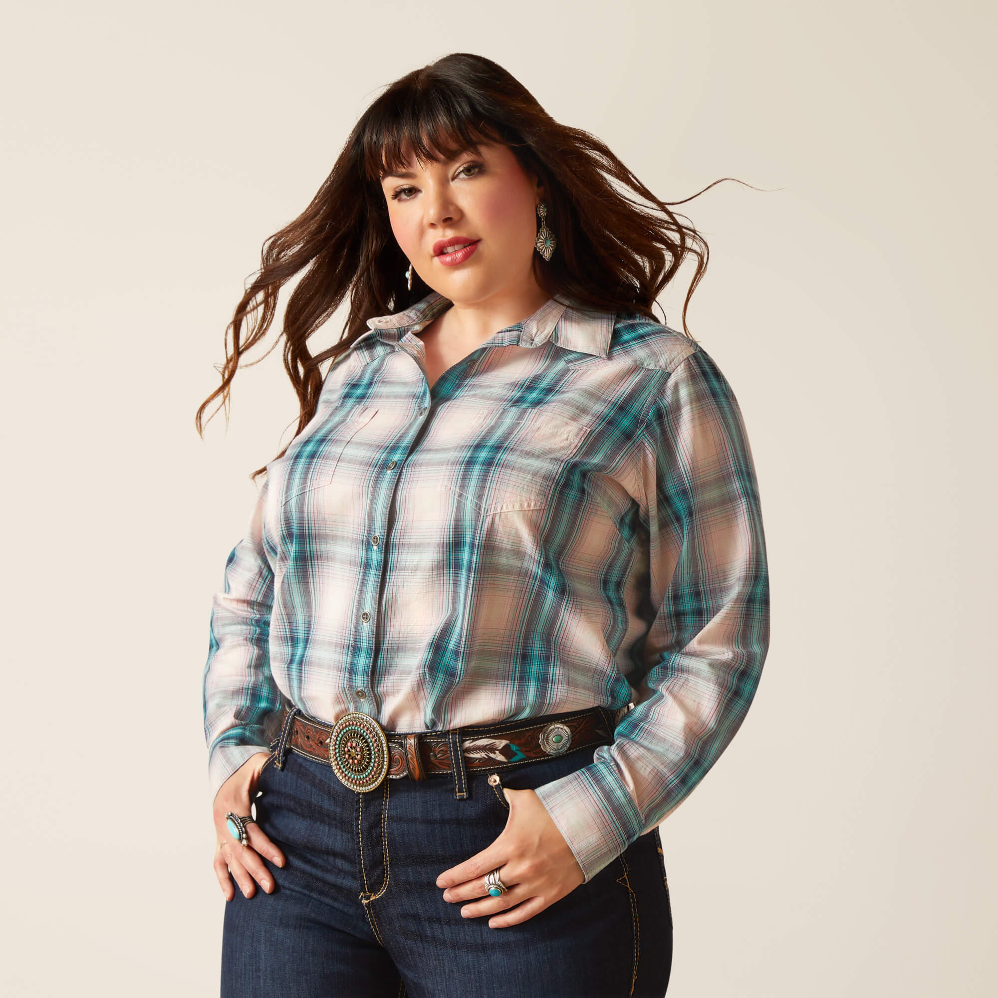 Plus size women's western clothing best sale