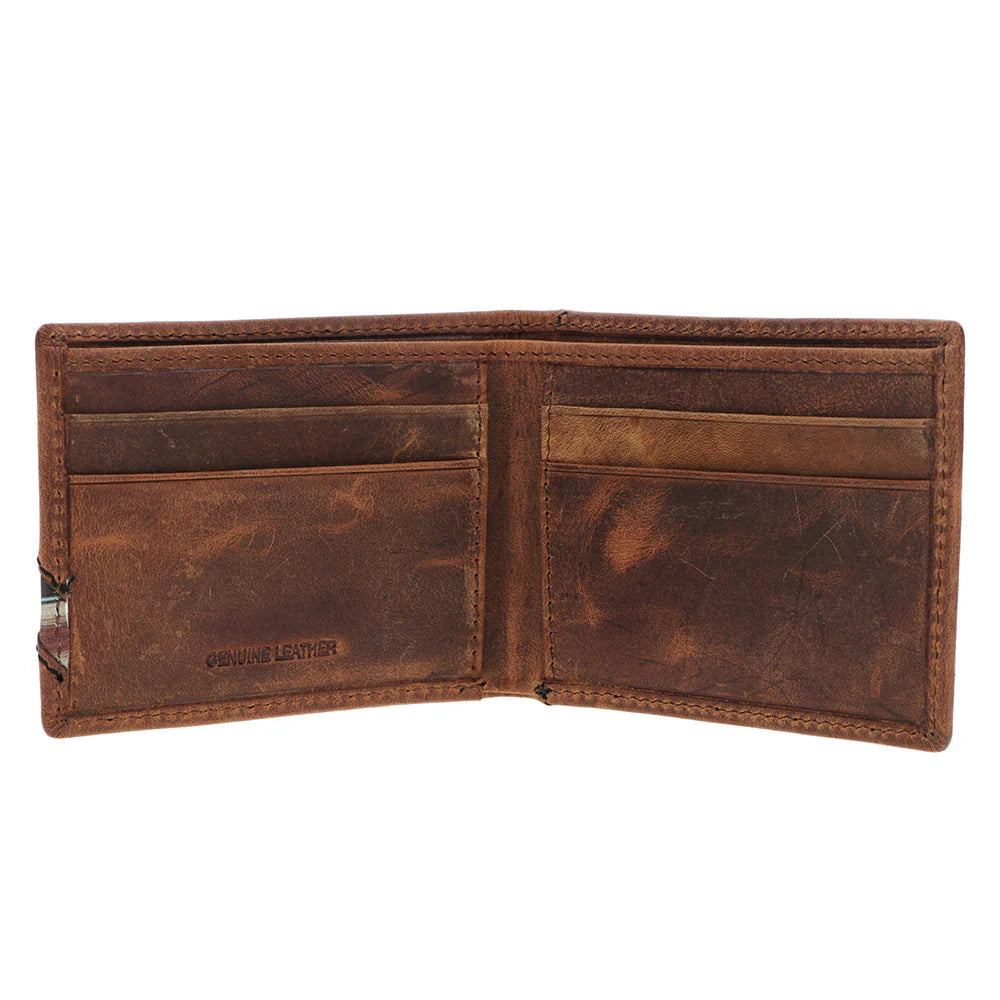 Men's Hooey Hawk Bi-Fold Wallet #RFBF011-BRSP