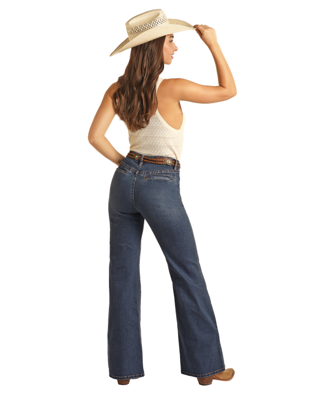 Women's Rock & Roll Cowgirl Flare Jean #BW6HD03996 | High Country ...