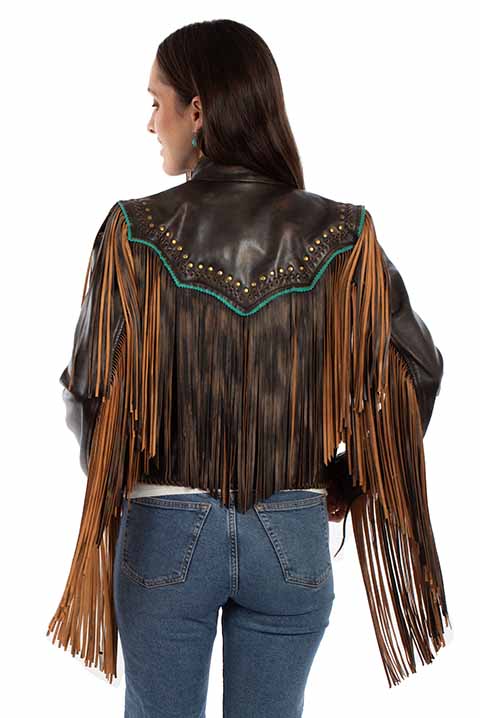 Women's Scully Fringe Jacket #L1144-211