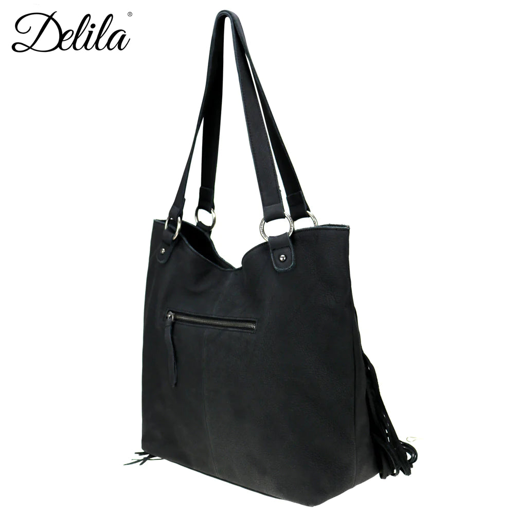 Montana West Delila Tote #LEA-6046BLK-C