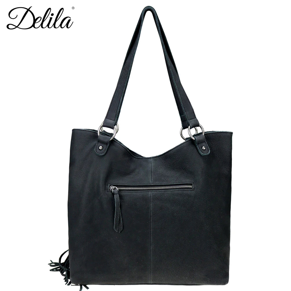 Montana West Delila Tote #LEA-6046BLK-C