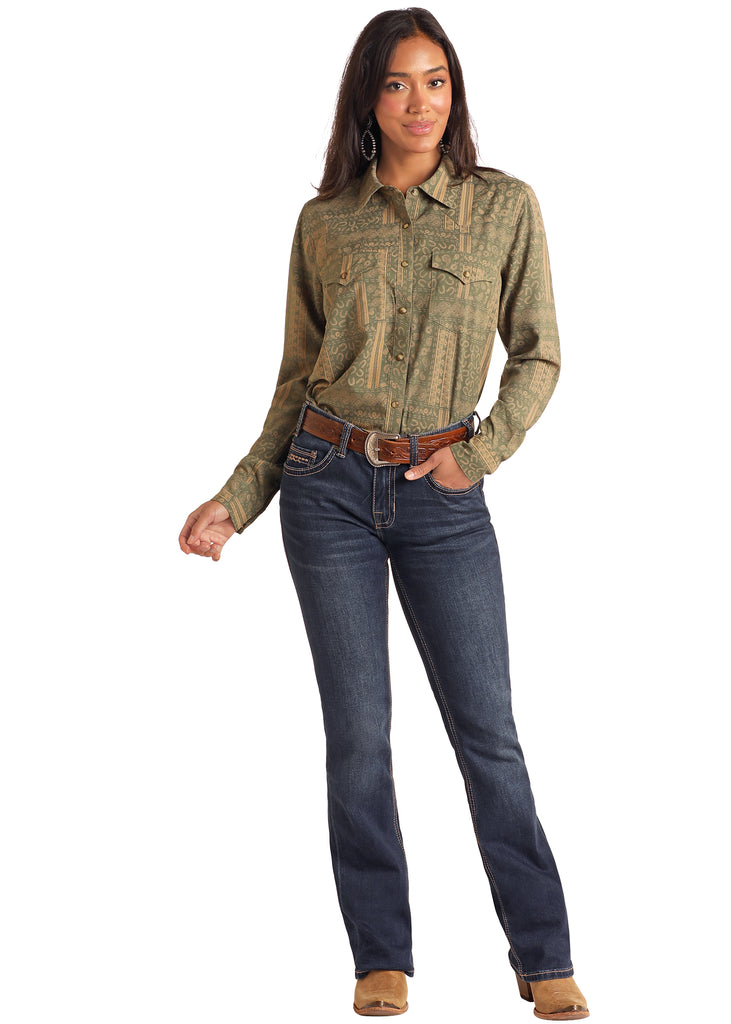 Women's Panhandle Snap Front Shirt #LWN2S05781