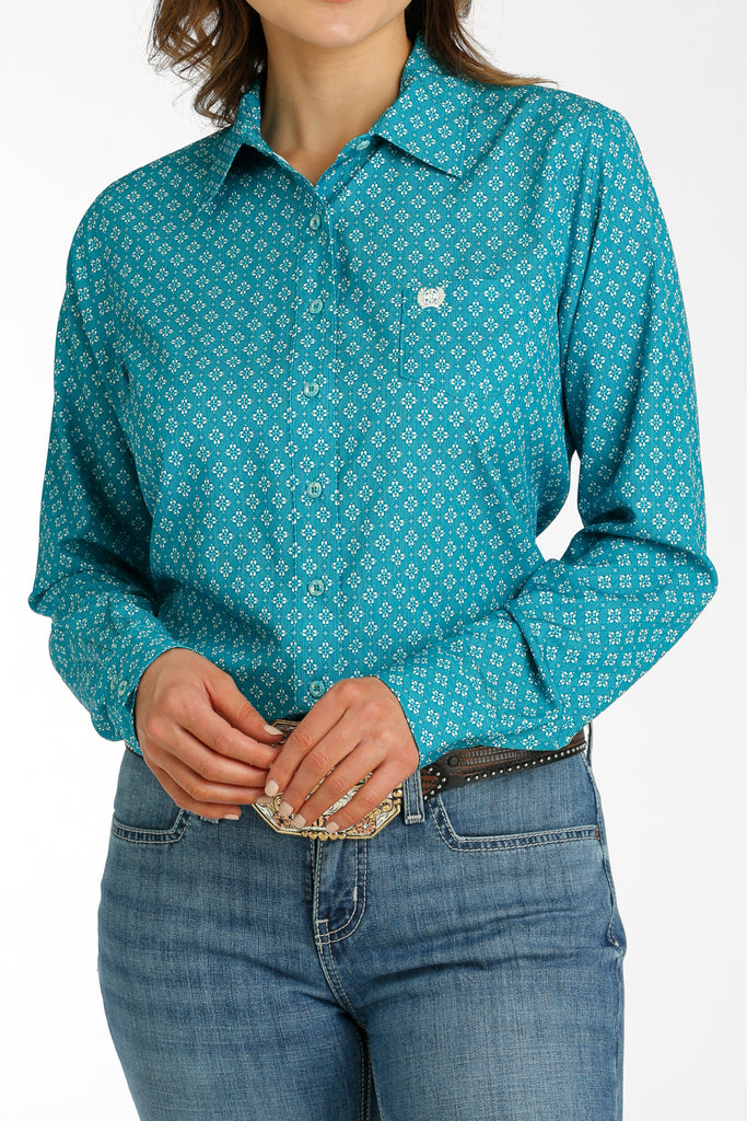 Women's Cinch ARENAFLEX Button Down Shirt #MSW9163026