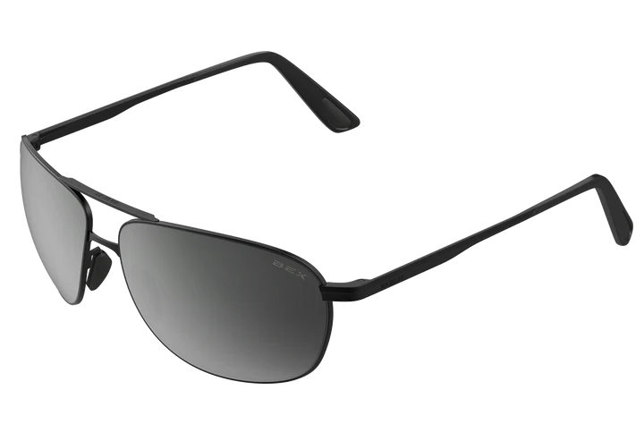 BEX S77MBGS Matte Black/Gray/Silver Nova Sunglasses