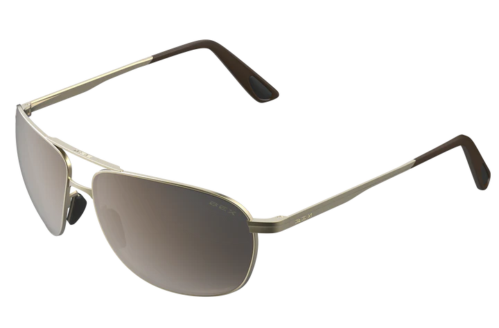 BEX S77MGBS Matte Gold/Brown/Silver Nova Sunglasses