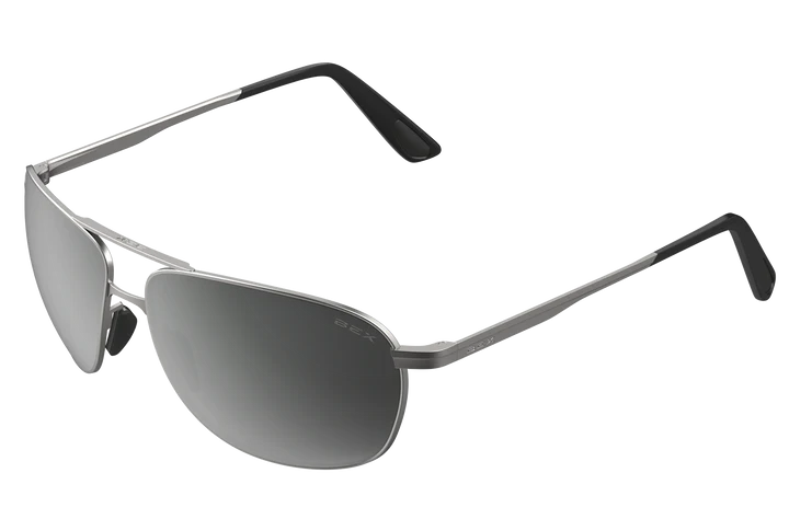 BEX S77MSGS Matte Silver/Gray/Silver Nova Sunglasses