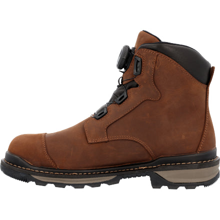 Men's Rocky Rams Horn BOA Composite Toe Waterproof Work Boot #RKK0390