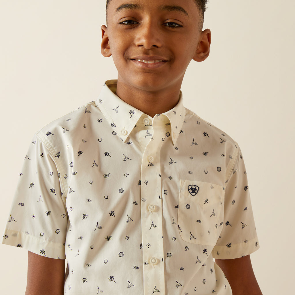 Boy's Ariat Colter Classic Fit Button Down Shirt #10054782