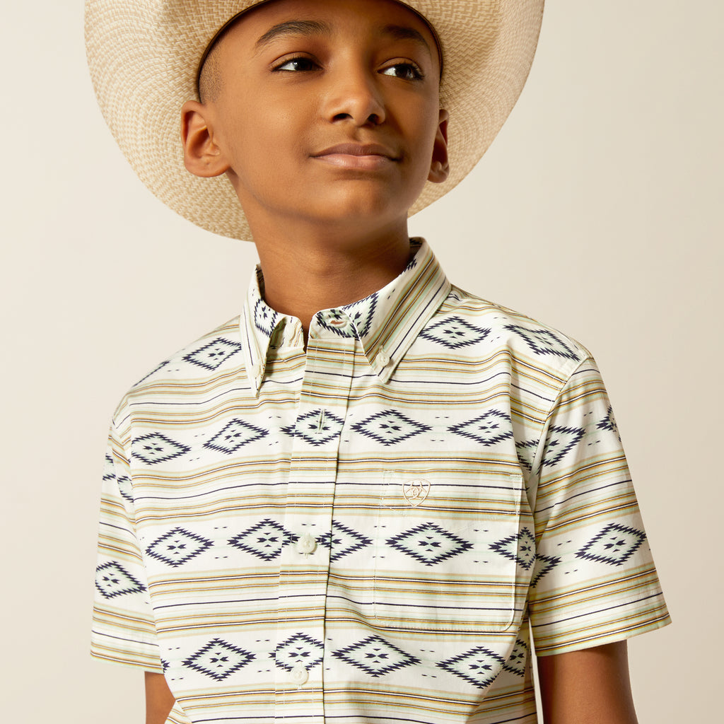 Boy's Ariat Christopher Classic Fit Button Down Shirt #10054783