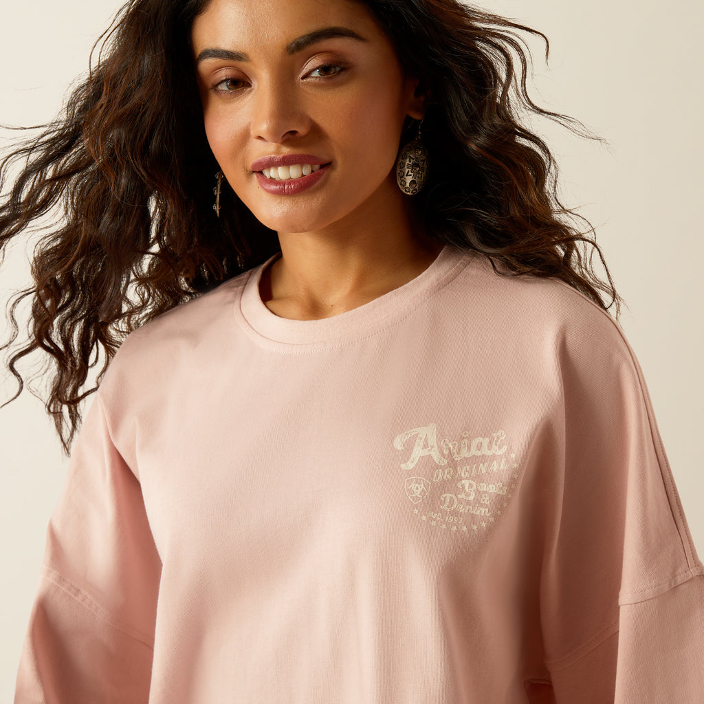 Women's Ariat Canvas Oversized T-Shirt #10054491