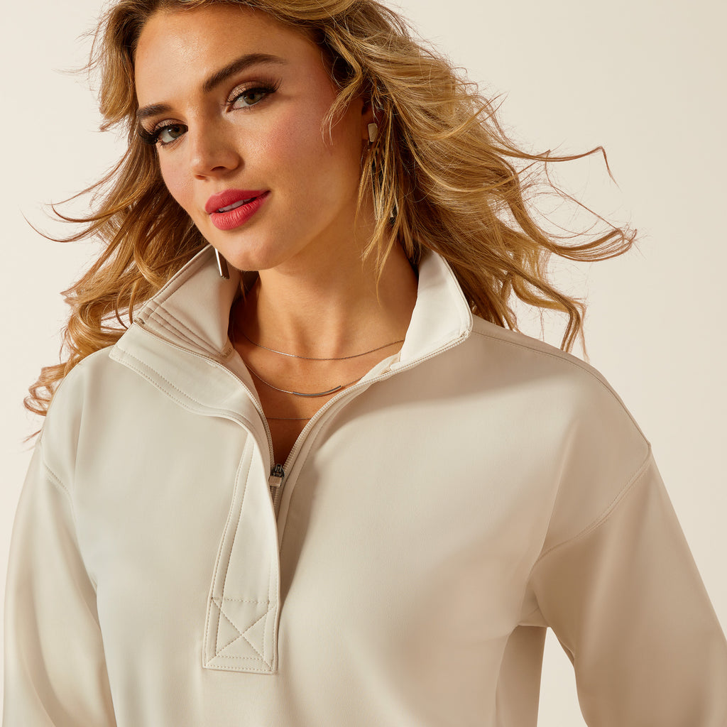 Women's Ariat Breeze Logo 1/2 Zip Sweatshirt #10054496