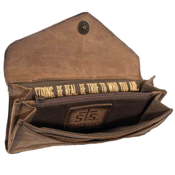 Women's STS Ranchwear Cowhide Style Wallet #STS63097