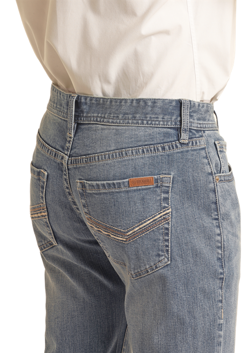 Men's Rock & Roll Cowboy Vintage '46 Pistol Stackable Jean #VMSPD03713