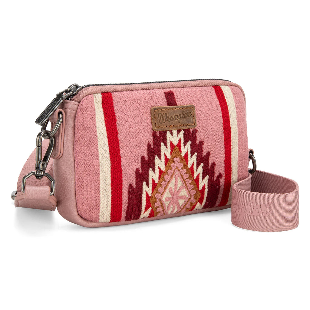 Women's Wrangler Southwestern Knitted Mini Crossbody/Wallet #WG174-1833