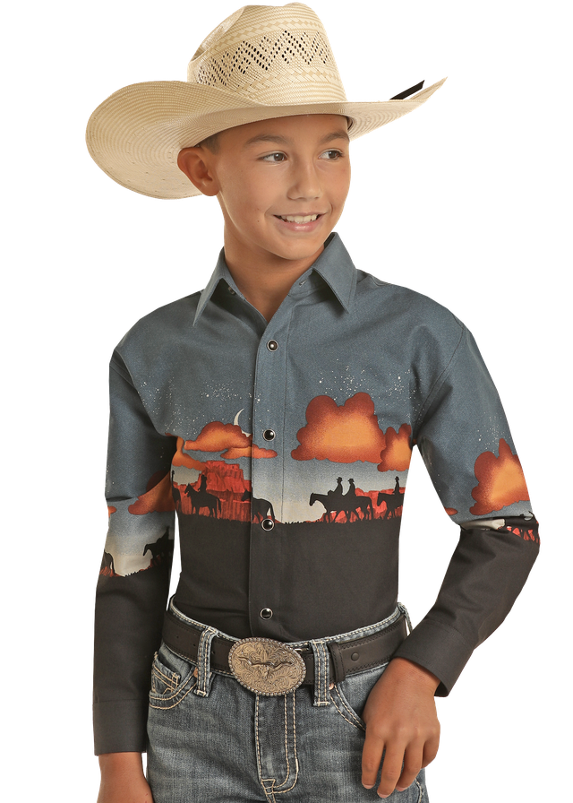 Boy's Panhandle Snap Front Shirt #SBN2S03218