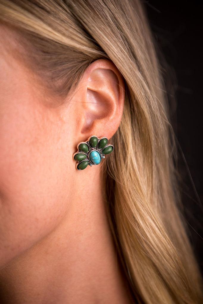 West & Co. Earrings #E734TQGRN