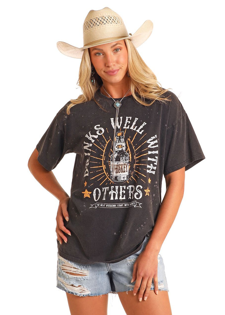 Women's Rock & Roll Cowgirl T-Shirt #BW21T05931