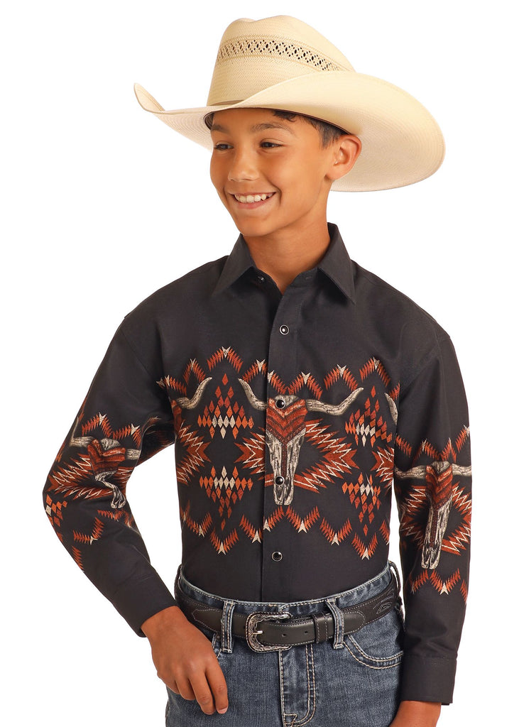 Boy's Panhandle Snap Front Shirt #SBN2S06048