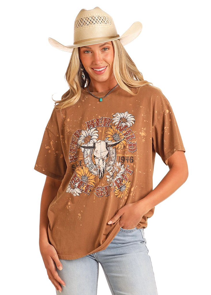 Women's Rock & Roll Cowgirl T-Shirt #BW21T05927