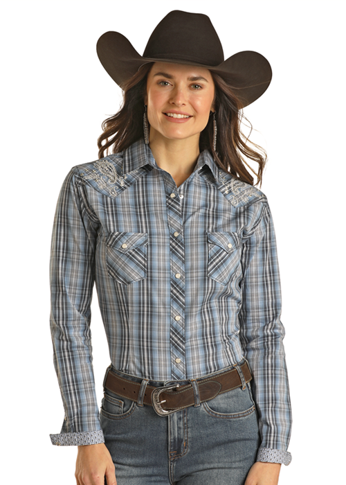 Women's Rough Stock Snap Front Shirt #RWN2S02804 | High Country Western ...