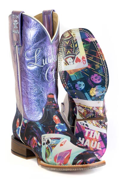 Women's Tin Haul Lady Luck Western Boot #14-021-0007-1550