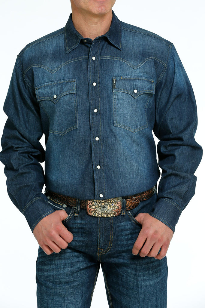 Men's Cinch Denim Snap Front Shirt #MTW1681001