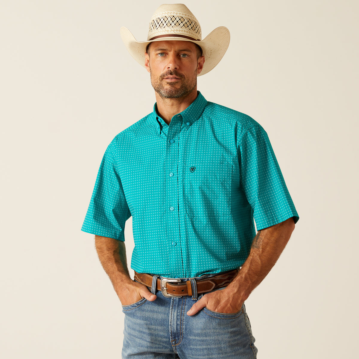 Men's Ariat Judd Classic Fit Button Down Shirt #10051527 | High Country ...