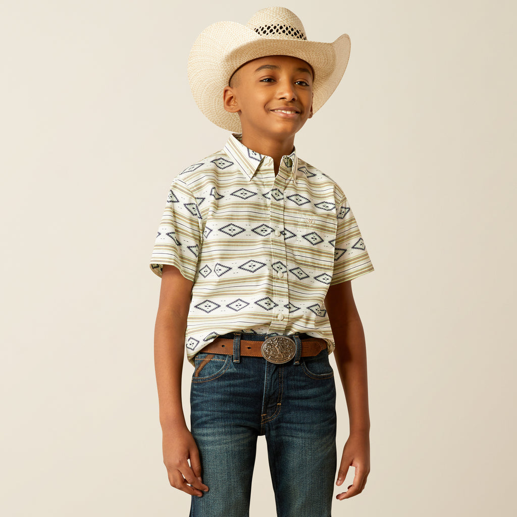 Boy's Ariat Christopher Classic Fit Button Down Shirt #10054783