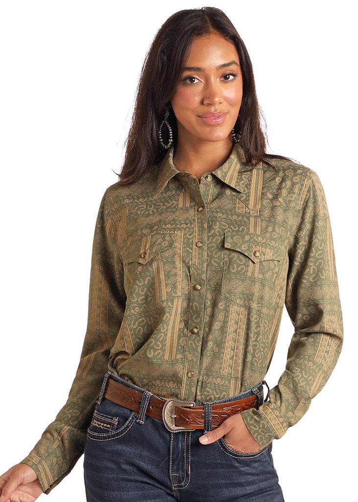 Women's Panhandle Snap Front Shirt #LWN2S05781