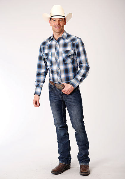 Men's Roper Snap Front Shirt #01-001-0101-4027 | High Country Western Wear