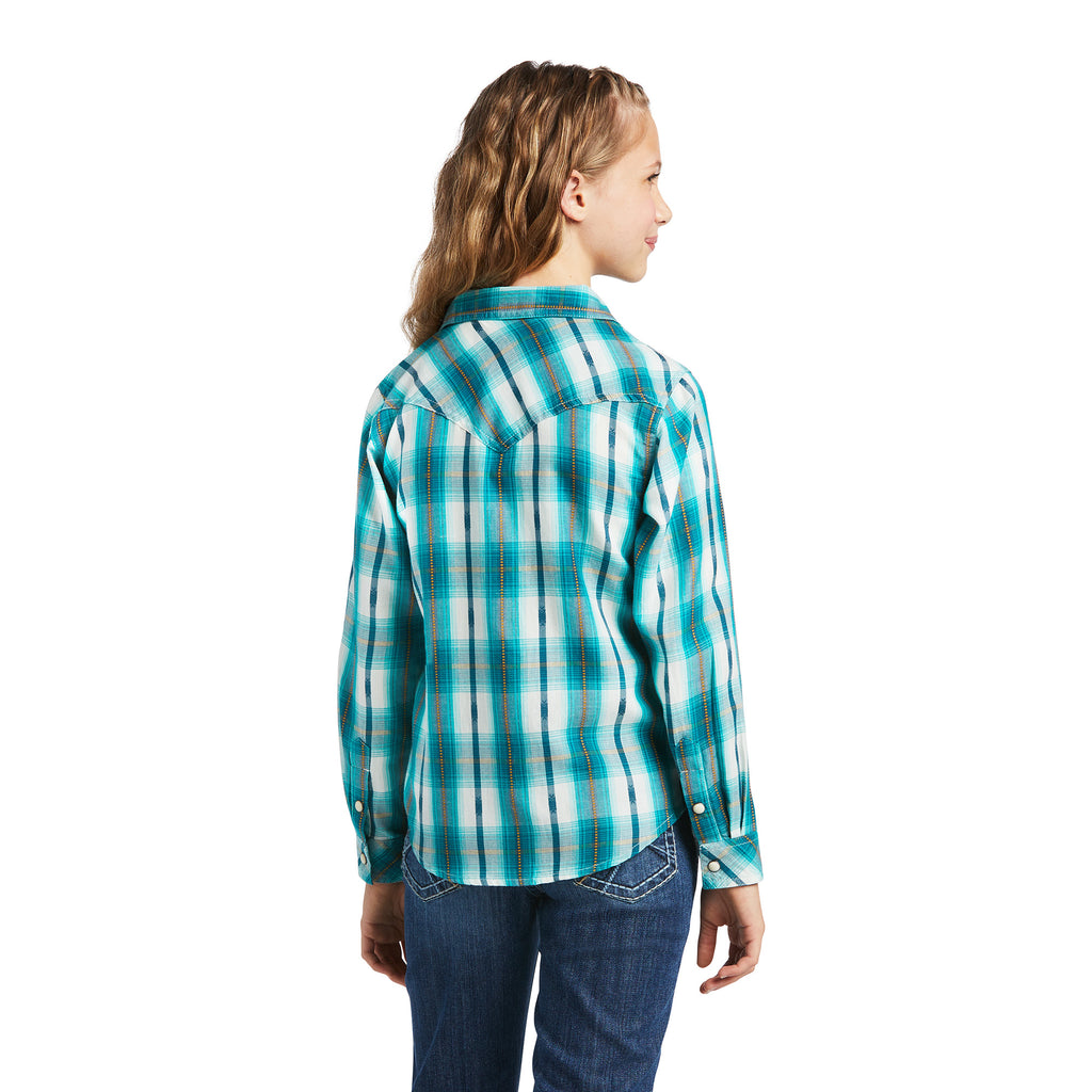 Cinch Boys' Blue Button Shirt - MTW7060083BLU